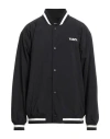 Vans Man Jacket Black Size L Nylon In Black