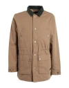 Vans Man Jacket Brown Size Xl Cotton In Brown