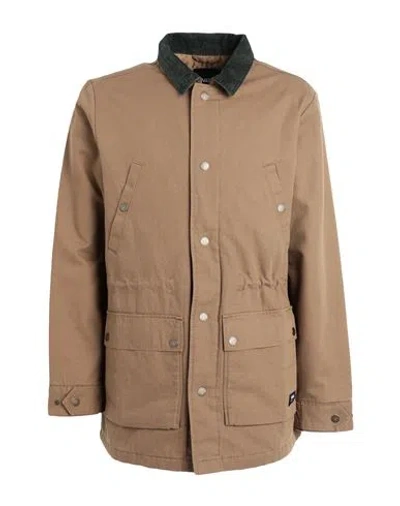 Vans Man Jacket Brown Size Xl Cotton