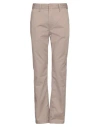 Vans Man Pants Khaki Size 34 Polyester, Cotton, Elastane In Beige