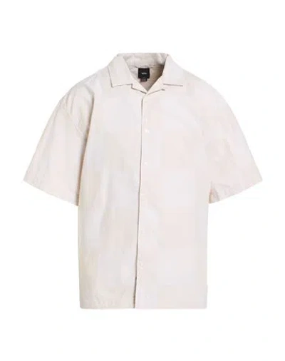 Vans Man Shirt Beige Size L Cotton In Sand