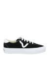 Vans Leather 73dx Low-top Sneakers With Contrasting Details In Black