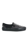 Vans Man Sneakers Black Size 8.5 Textile Fibers In Black