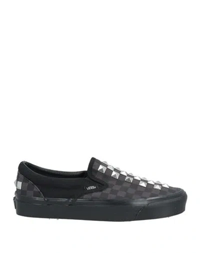 Vans Man Sneakers Black Size 8.5 Textile Fibers