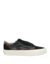 Vans Man Sneakers Black Size 9 Textile Fibers, Leather In Black