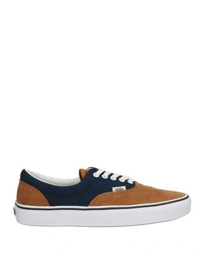 Vans Man Sneakers Camel Size 9 Textile Fibers In Beige