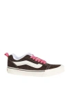 Vans Man Sneakers Dark Brown Size 8 Leather