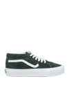 Vans Man Sneakers Dark Green Size 8.5 Leather In Green
