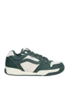 Vans Man Sneakers Dark Green Size 9 Leather In Transparent