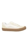 Vans Man Sneakers Ivory Size 9 Leather In White