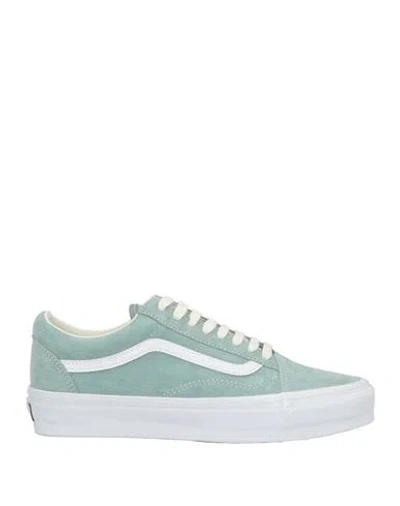 Vans Man Sneakers Light Green Size 9 Leather