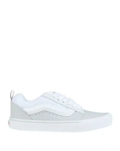 Vans Man Sneakers Light Grey Size 9 Textile Fibers, Leather