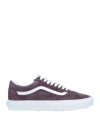 Vans Man Sneakers Mauve Size 13 Soft Leather In Purple
