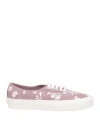 Vans Man Sneakers Mauve Size 9 Textile Fibers In Purple