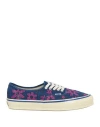 Vans Man Sneakers Navy Size 9 Textile Fibers In Blue