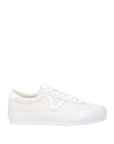 Vans Man Sneakers Off White Size 9 Leather