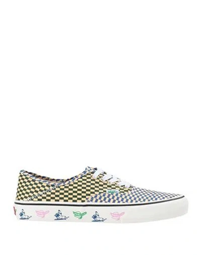 Vans Man Sneakers Light Yellow Size 7.5 Textile Fibers