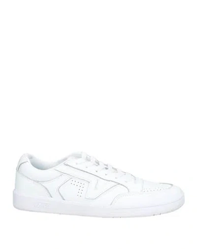 Vans Man Sneakers White Size 11 Leather In True White/true White