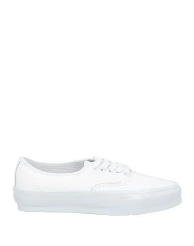Vans Man Sneakers White Size 8 Leather