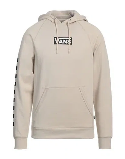 Vans Man Sweatshirt Beige Size S Cotton, Elastane In Sand