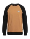 Vans Man Sweatshirt Camel Size Xl Cotton In Beige