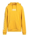 Vans Man Sweatshirt Marigold Size Xl Cotton, Elastane In Yellow