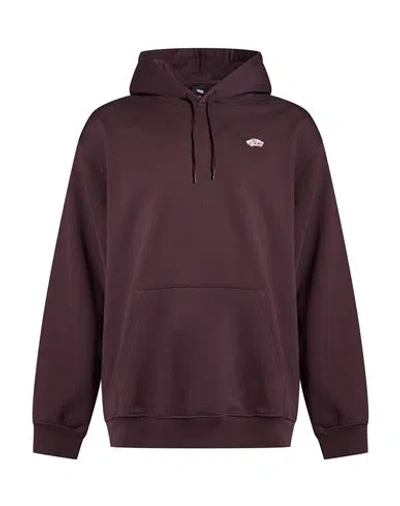 Vans Man Sweatshirt Plum Size Xl Cotton In Purple