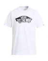 Vans Man T-shirt White Size S Cotton In White