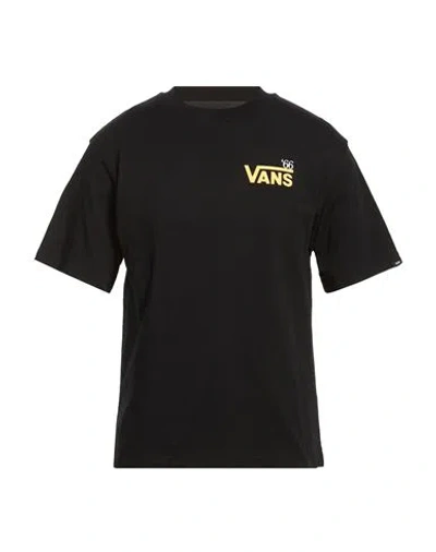 Vans Man T-shirt Black Size S Cotton