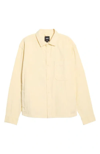 Vans Martinez Cotton Corduroy Overshirt In Neutral
