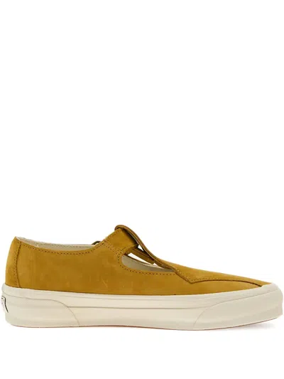 Vans Mary Jane Buckle Sneakers In Yellow