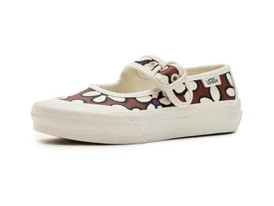Vans Mary Jane (little Kid) Kids Shoes Painted Floral Rust Bronze : 2.5 Little Kid M, Canvas In Multi