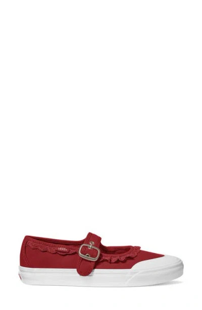 Vans Mary Jane Sneaker In Red
