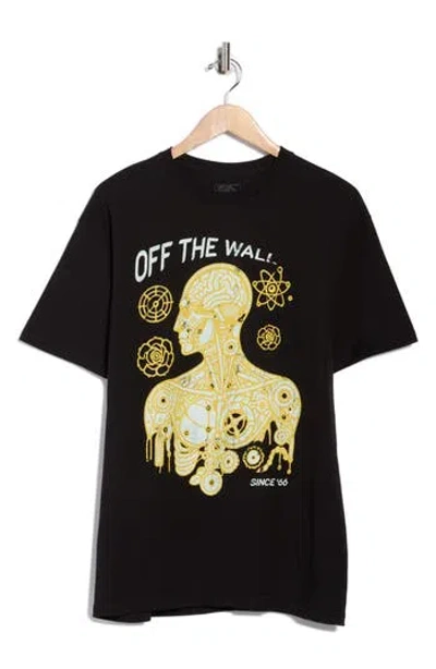 Vans Mechanic Human Logo Graphic T-shirt In Black