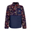 Vans Men's Bear Outdoor Club Q-zip Dress Blue In Dress Blue