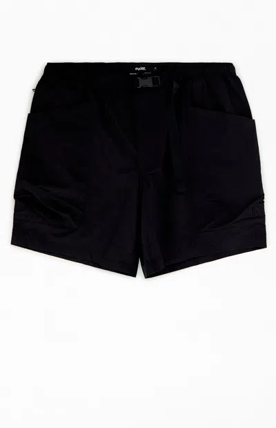Vans Men's Black Mte Trek Guide Shorts In Multi