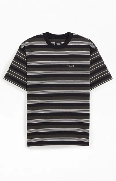 Vans Men's Black Pismo Striped Knit T-shirt