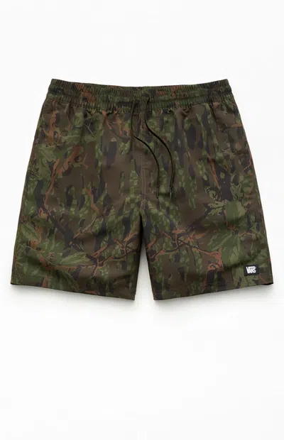 Vans Men's Camo Primary Ii Elastic Printed 6.5" Boardshorts In Multi