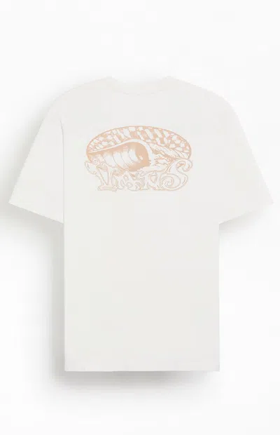 Vans Men's Check Overhead T-shirt In Off White