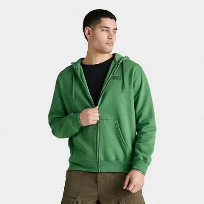 Vans Men's Core Basic Full-zip Hoodie In Fairway Green