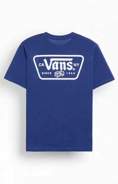 Vans Men's Knu Patch Foundation T-shirt In Navy