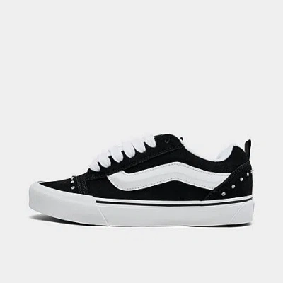 Vans Men's Knu Skool Casual Shoes In Black