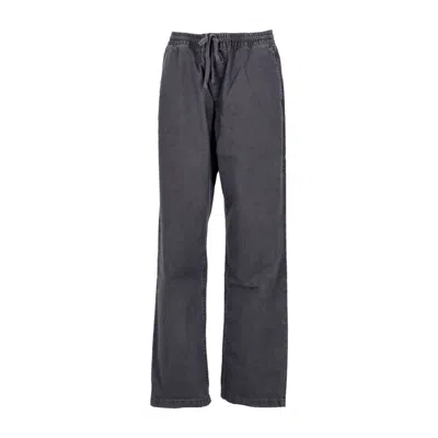 Vans Men's Long Trousers Range Loose Tapered Salt Wash Pant Asphalt In Gray