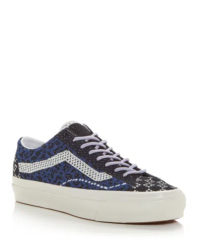Vans Lx Old Skool 36 Ek Embroidered Synthetic Fabric Low-top Sneakers In Blue