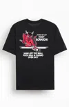 Vans Men's Old Scratch T-shirt In Black In Black