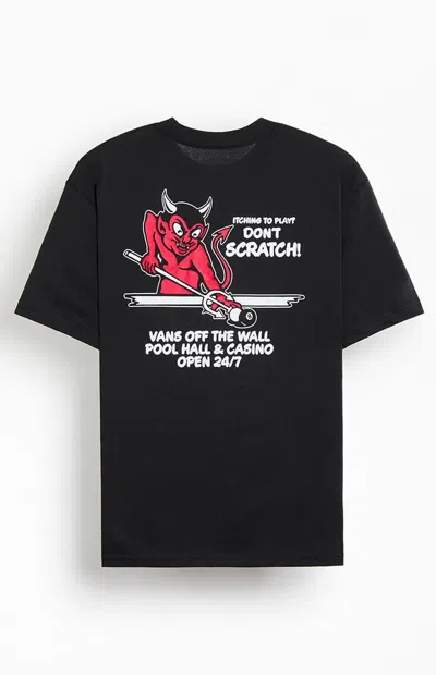 Vans Men's Old Scratch T-shirt In Black