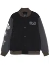 Vans Crazy Edge Bomber Jacket In Nero