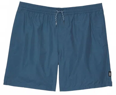 Vans Men's Primary Solid Elastic Boardshorts In Copenhagen Blue