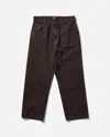 Vans Men S Skate Check 5-pocket Loose Denim Pants After Dark In Black