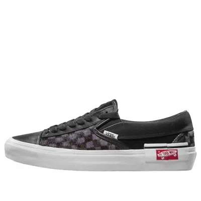Vans Men's Slip-on Cap Lx Slip-on Shoe In Black/white In Multi